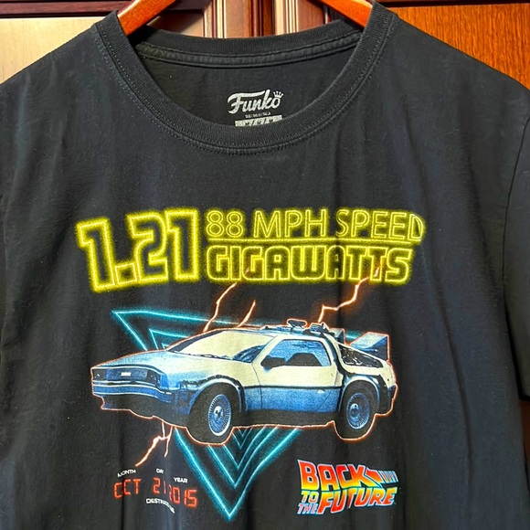 Funko Other - Back To The Future Movie with the DeLorean Super Cool Rare T-Shirt by Funko!